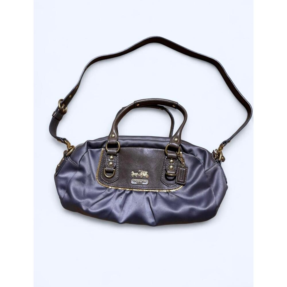 Vintage 2000s Coach Amanda Satchel Bag Mauve Top Handle Shoulder Bag
